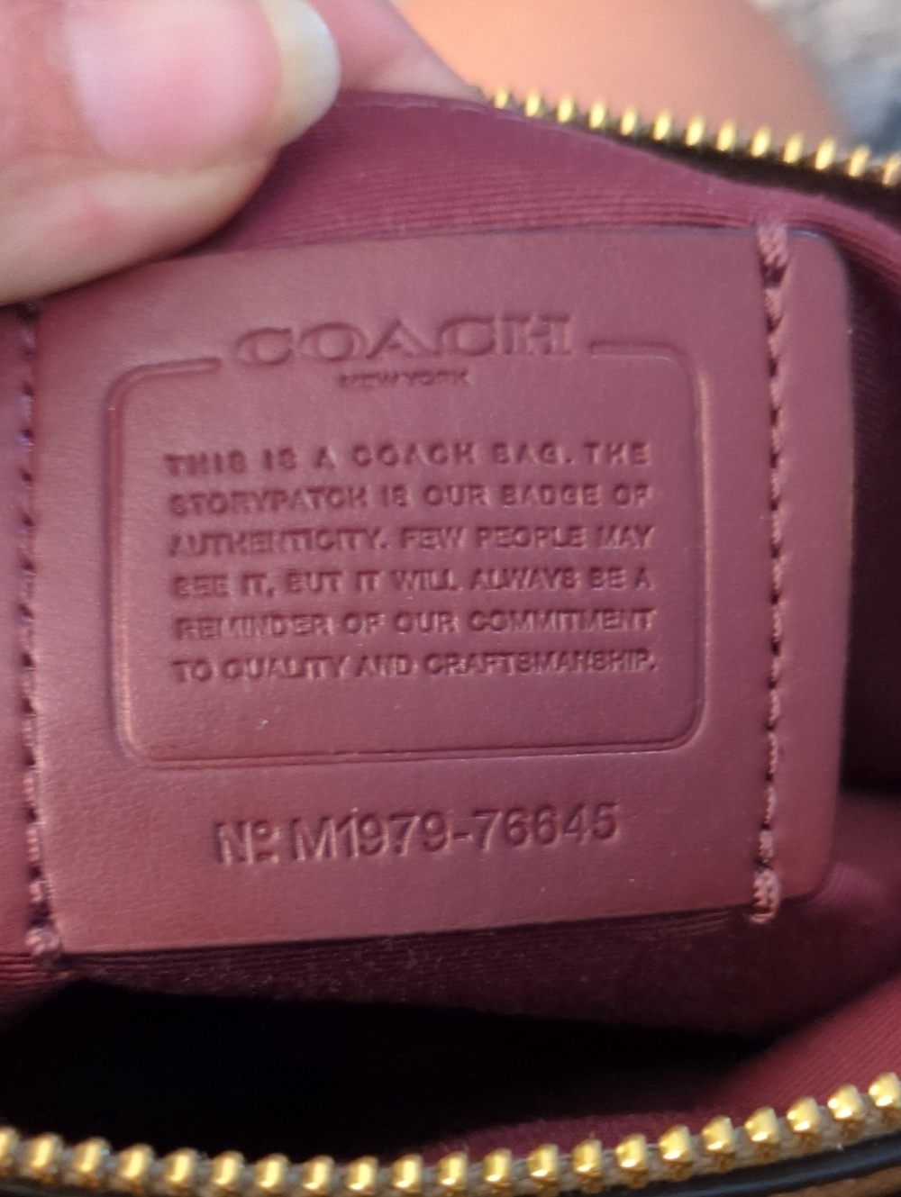 Coach Mia Pebbled Leather Crossbody Bag - Picture 6 of 6